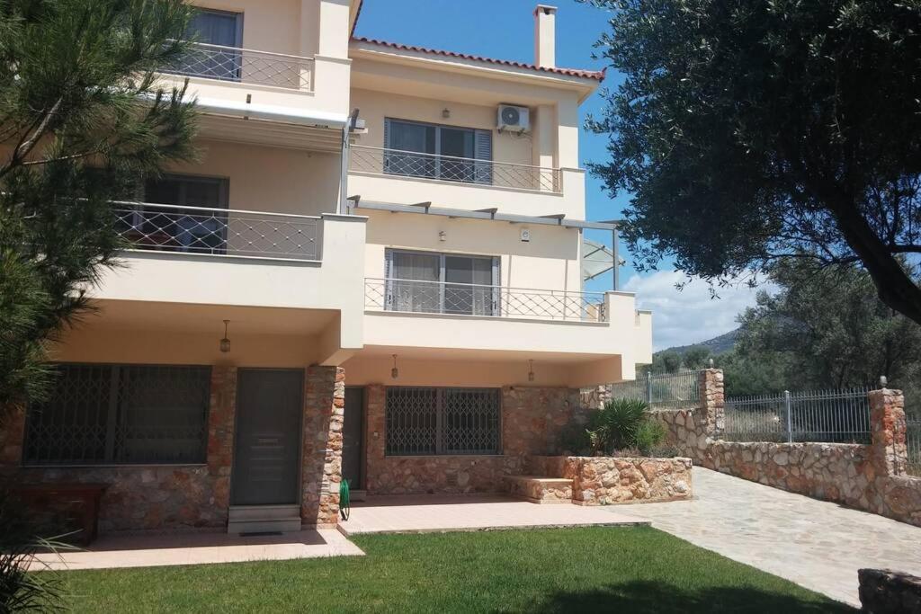 Seaside Villa Andronikos อมารินโธส ภายนอก รูปภาพ