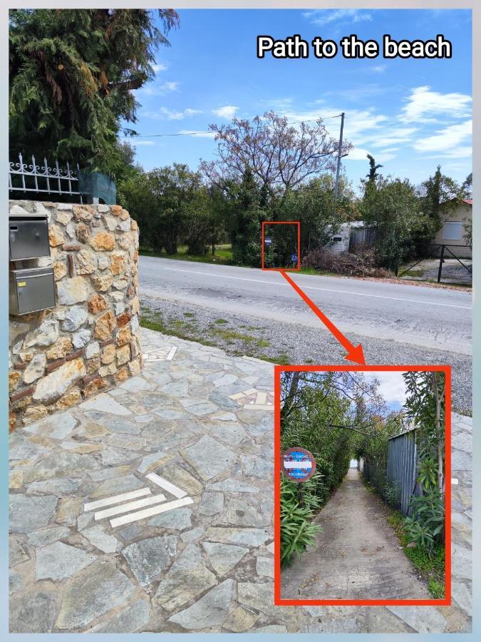 Seaside Villa Andronikos อมารินโธส ภายนอก รูปภาพ