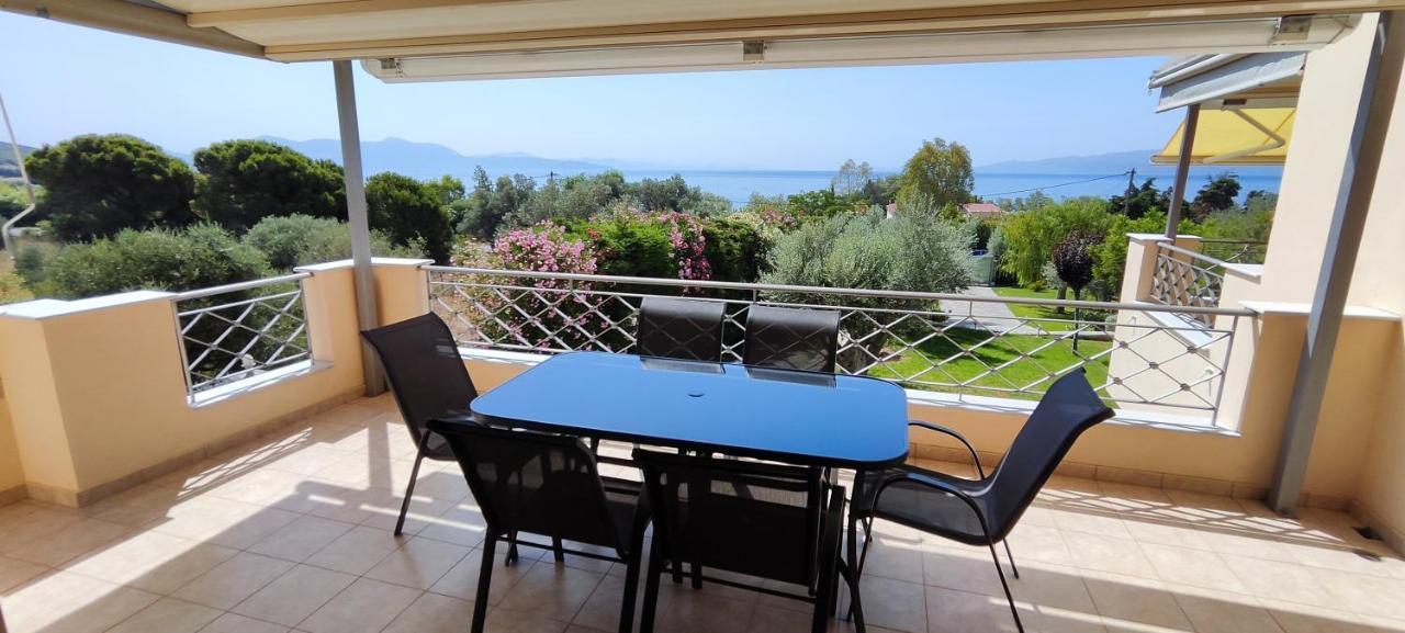 Seaside Villa Andronikos อมารินโธส ภายนอก รูปภาพ